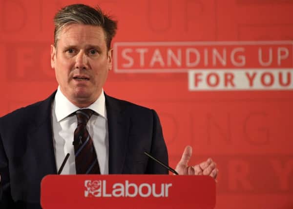 Shadow Brexit secretary Sir Keir Starmer makes a speech outlining Labour's approach to Brexit this week. (PA).