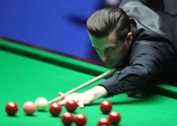 Mark Selby in his semi final match with Ding Junhui.