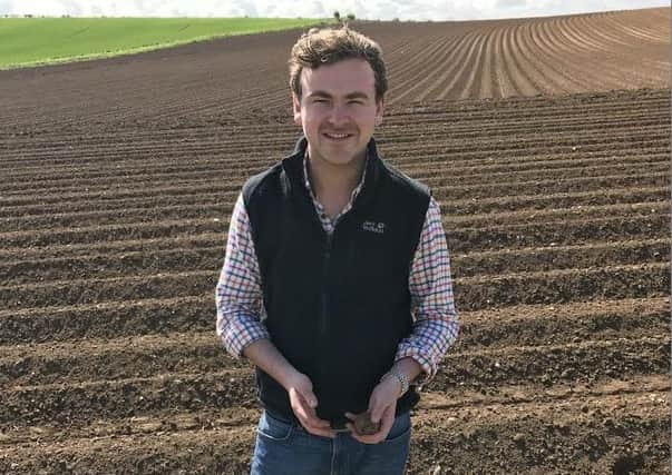 Thomas Scanlon is a member of the Future Farmers of Yorkshire group which was established by the Yorkshire Agricultural Society.