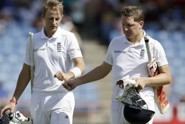 SEE YOU SOON? England captain Joe Root may want Yorkshire team-mate Gary Ballance back in the national side this summer.