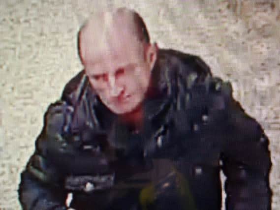 Police would like to speak to the man in the CCTV picture.