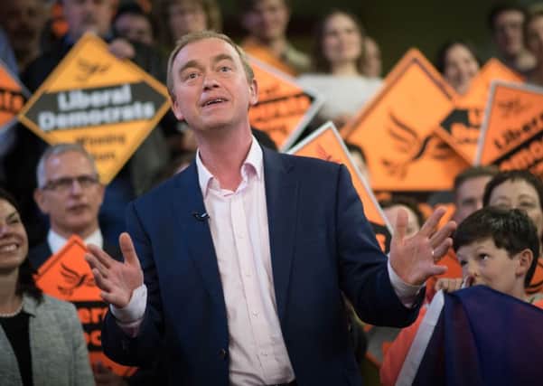 Liberal Democrat leader Tim Farron is the only party leader with a background in the North and his party will hold the Tories to account over the impact of the Brexit deal on the region. (PA).