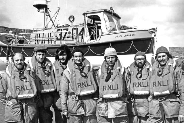 Filey Lifeboat Crew 15 April  1983