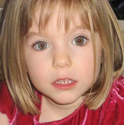 Madeleine McCann, who went missing aged three in May 2007. Picture: PA/PA Wire