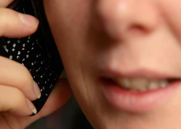 Many people are worried about cold calls. (Picture posed by a model). (PA).