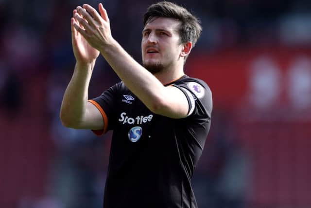 Hull City's Harry Maguire after the Premier League match at St Mary's, Southampton.