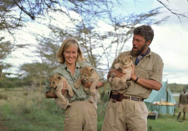 Virginia McKenna and Bill Travers in the 1966 classic film Born Free.