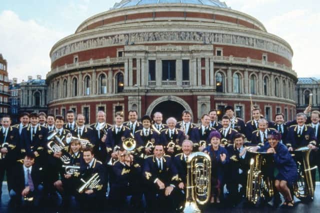 The cast of Brassed Off