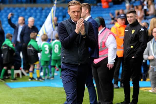 Leeds United boss Garry Monk applauds the Elland Road crowd after Saturday's 3-3 draw against Norwich.