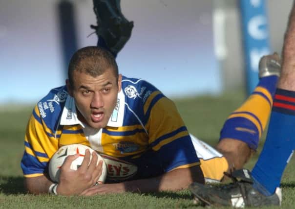 Mark Calderwood, pictured for Leeds Rhinos back in 2004.