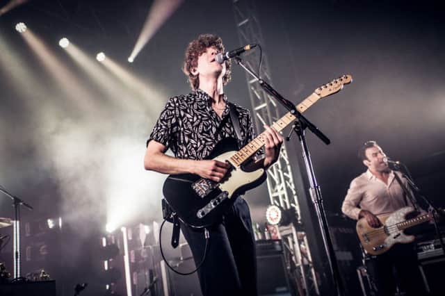 Luke Pritchard of The Kooks on stage at the O2 Academy Leeds. Picture: Anthony Longstaff