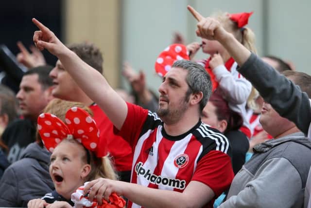 Sheffield United fans salute their heroes