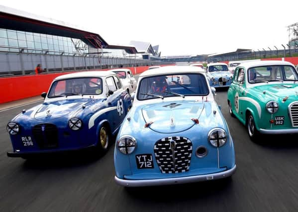 Sir Patrick Stewart will be racing an A35 at the silverstone Classic
