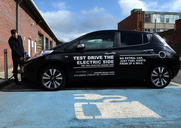 Chris Burn test drives an electric car around Leeds as the city attempts to cut diesel emissions and become a 'Clean Air Zone'. 

Picture: Jonathan Gawthorpe