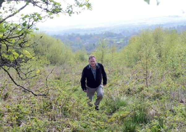 Professor Ian Rotherham is keen to encourage more people to take an interest in re-wilding parts of the countryside to promote biodiversity. Picture by Scott Merrylees.