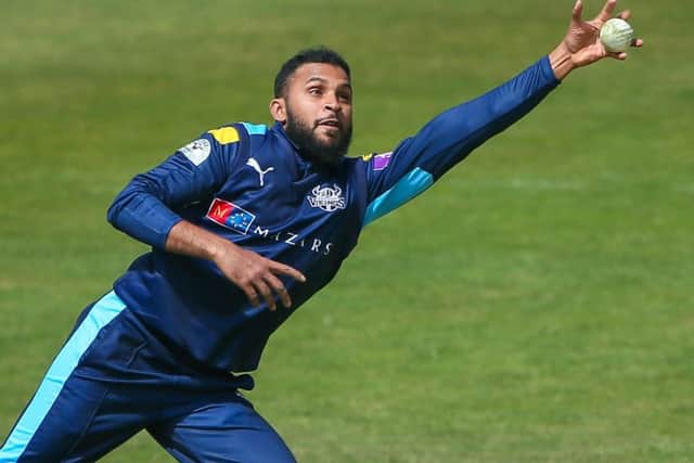 MISSING IN ACTION: Adil Rashid is on England duty as Yorkshire take on Worcestershire. Picture: SWPix.com