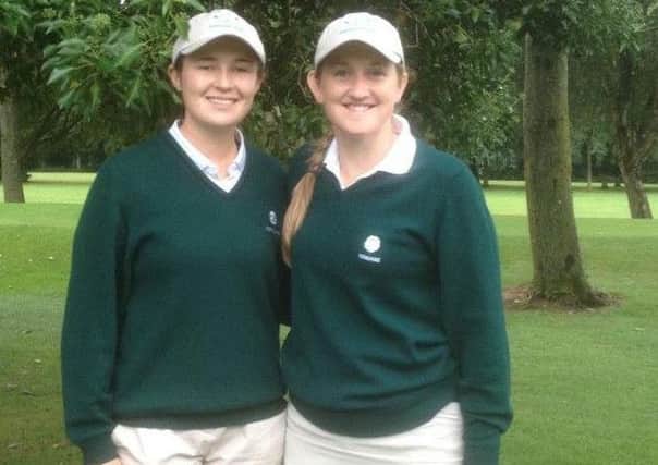 Woodsome Hall's Rochelle Morris, left, will compete in Wales this weekend as county team-mate, Selby's Megan Garland, looks to retain her county title at Fulford (Picture: Heather Cawdry).