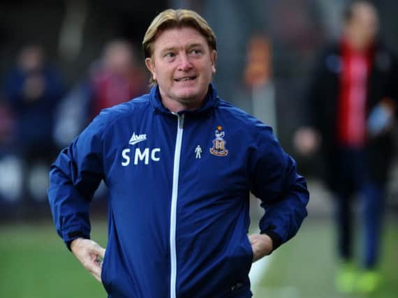 Bradford City boss Stuart McCall