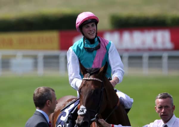 On a mission: James Doyle won at Glorious Goodwood on Kingman but failed to land Guineas. (Picture: PA)
