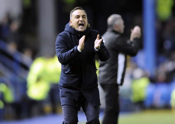 Sheffield Wednesday boss Carlos Carvalhal made ten changes to the Owls team (Picture: Steve Ellis)