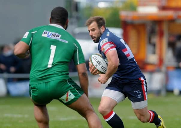 Doncaster Knights' 
Simon Humberstone.