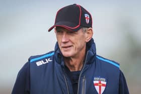 England head coach Wayne Bennett.