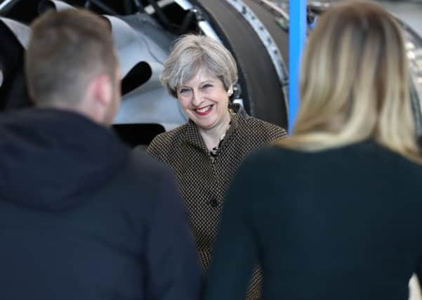Theresa May during a campaign visit to Norwich - has she done enough to tackle inequality?