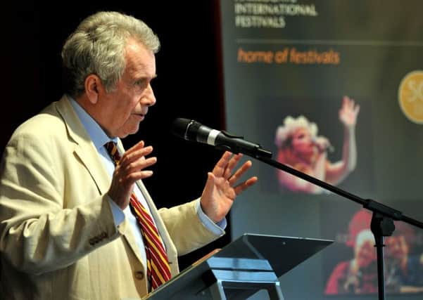 Martin Bell, addressing a Yorkshire Post Literary Lunch last month in Harrogate, on his career in journalism.