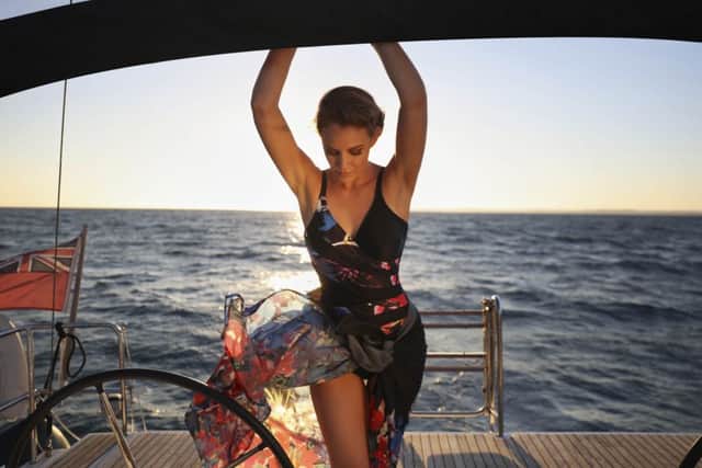 1. The matching swimwear and cover-up combo - Matchy-matchy looks are on-trend, ideal for giving pulled-together, considered, covetable glamour on the beach (and especially a yacht). Look for pareos, kaftans, kimonos and beach dresses all in the same print as your swimsuit or bikini. Swimsuit, Â£76, and matching accessorfies selection, all at Seasprayswimwear.com.