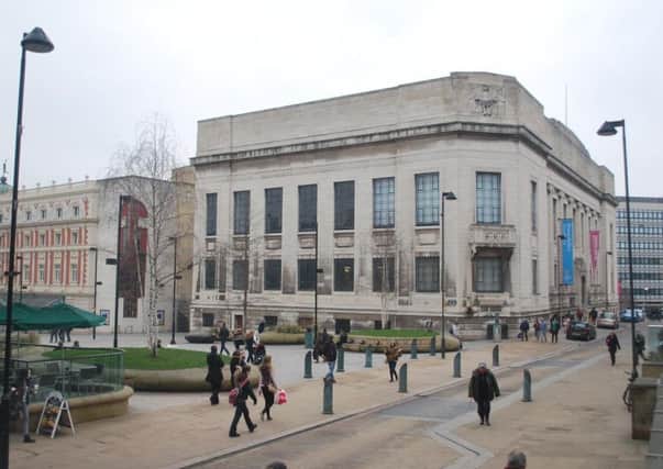 Sheffield Central Library.
