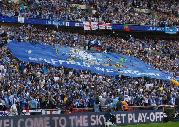 Sheffield Wednesday fans helped to produce an incredible atmosphere at Wembley last season against Hull City.