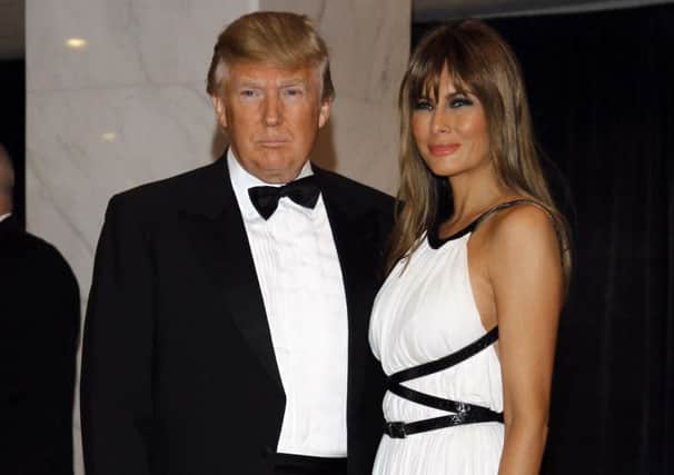 The age gap between Donald Trump and his wife Melania  is the same as that between French President-elect Emmanuel Macron and his wife, Brigitte (AP Photo/Alex Brandon).