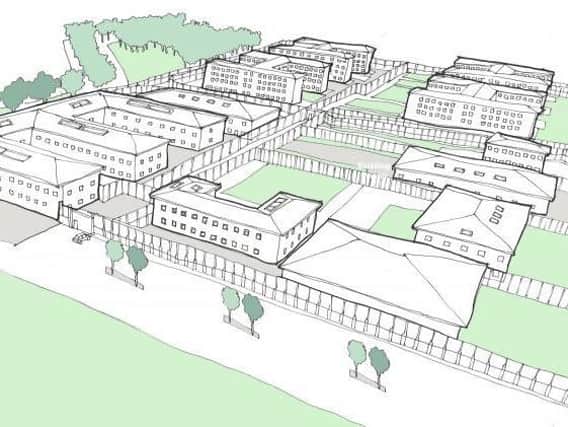 Artist's impression of the new jail