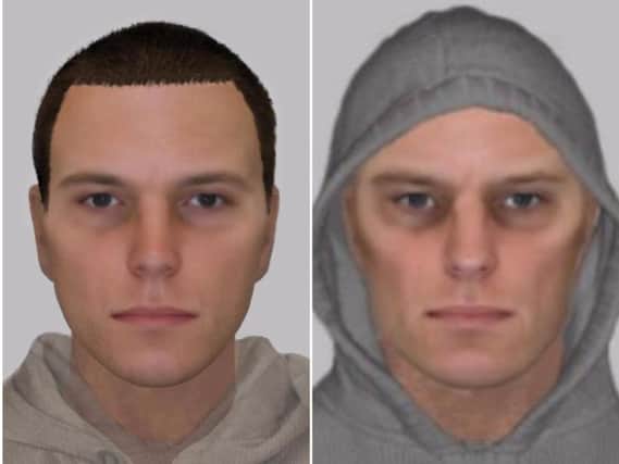 Do you recognise the man in these e-fit images?