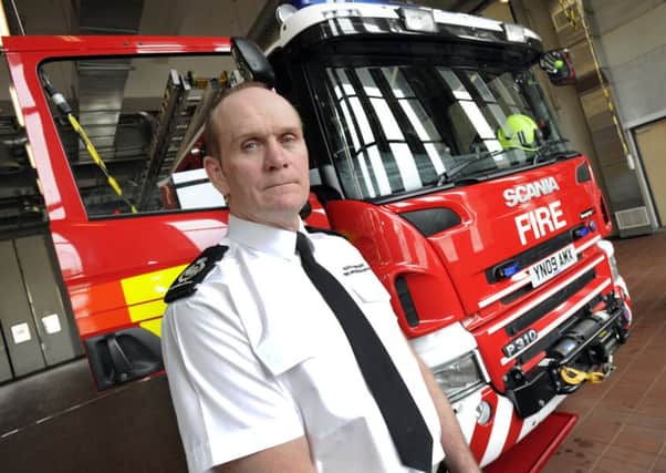 Deputy Chief Fire Officer of South Yorkshire Jamie Courtney.