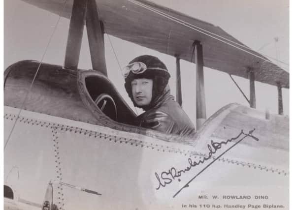 William Rowland Ding with autograph