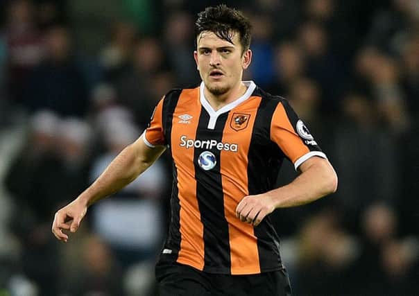 Breakthrough: Harry Maguire has caught the eye with his performances in a resurgant second-half to the season. (Picture: Daniel Hambury/PA)