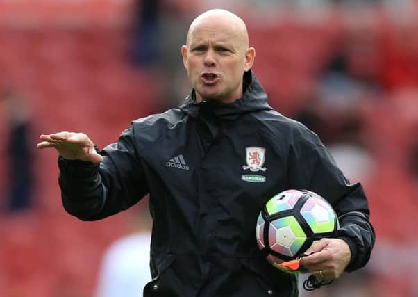 Middlesbrough head coach Steve Agnew (Picture: Nigel French/PA Wire).
