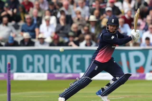 England's Jonny Bairstow on his way to scoring 72 against Ireland earlier this month. Picture: John Walton/PA