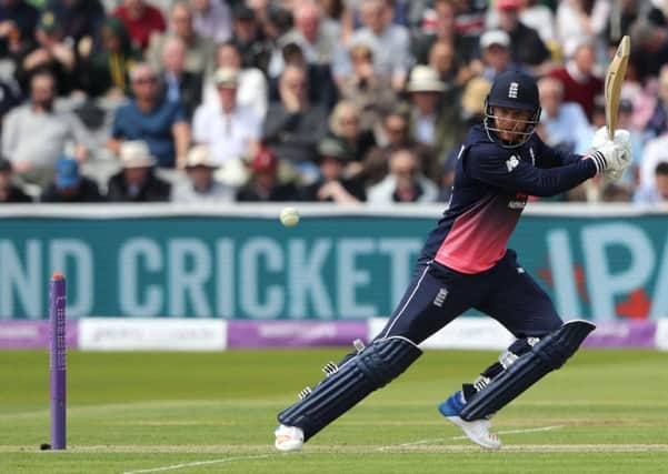 England's Jonny Bairstow on his way to scoring 72  against Ireland earlier this month. Picture: John Walton/PA