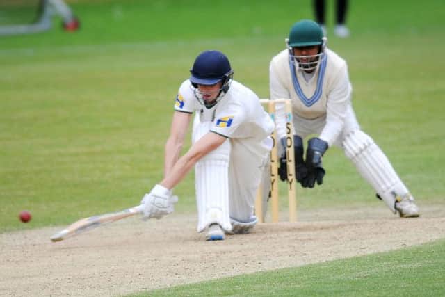 Simon Lambert who scored 147 as his team scored 314 but Hanging Heaton scored 315 for 6 with three balls to spare (Picture: Steve Riding)