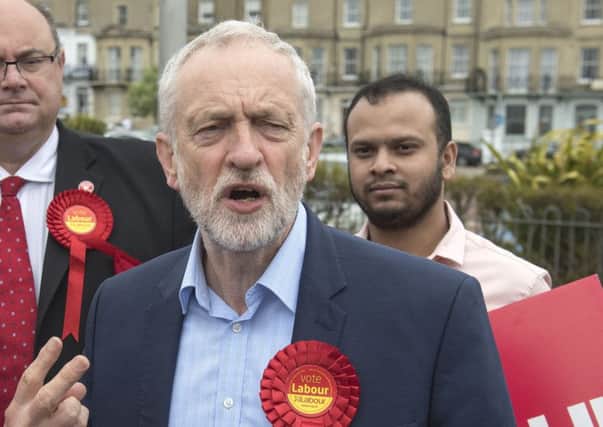 Jeremy Corbyn campaiging over the weekend