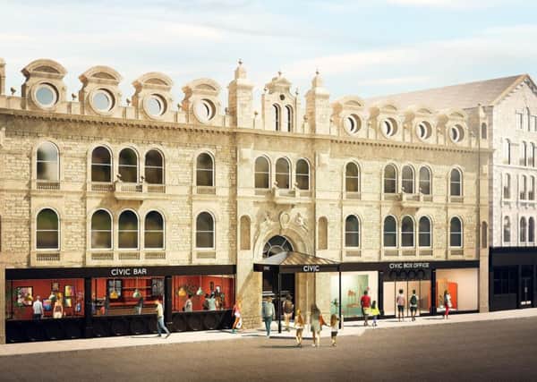 Architects plans for The Civic in Barnsley