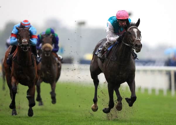 CATCH ME IF YOU CAN: Shutter Speed ridden by Frankie Dettori wins The Tattersalls Musidora Stakes at York. Picture: PA/Mike Egerton