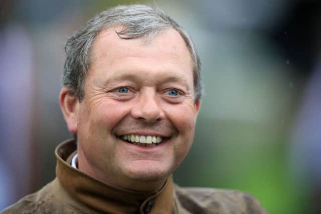 Tasleet trainer William Haggas during day one of the Dante Festival at York. Picture: Mike Egerton/PA