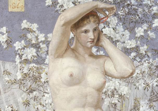 PASTORAL: A Garden 1869, featured in Albert Moore: Of Beauty and Aesthetics.