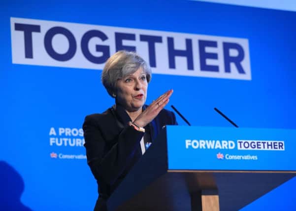 Theresa May launches the Tory manifesto in Yorkshire.