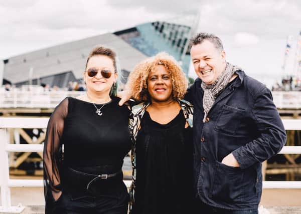 Eliza Carthy, Errollyn Wallen and Brian Irvine - who have New Music Biennial composer residencies