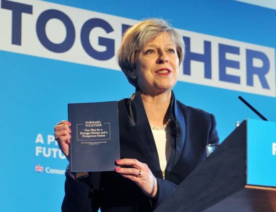 Theresa May launched the Conservative manifesto in Yorkshire