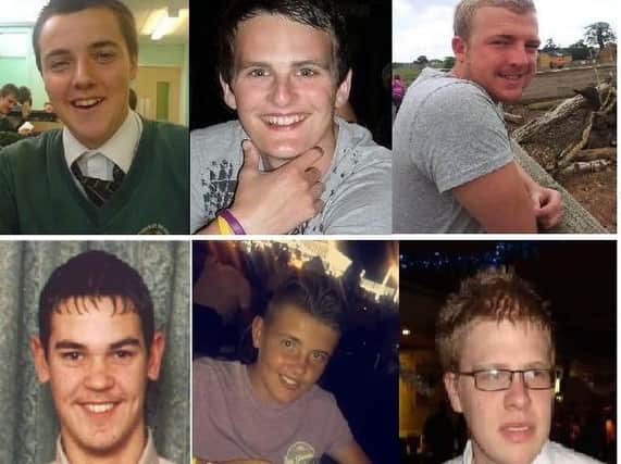 The walk is being done in memory of six young men from the same Yorkshire village who all died before the age of 21